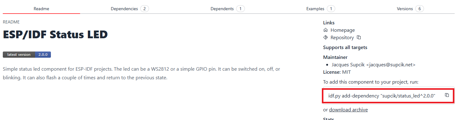extension ESP-IDF