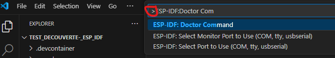 extension ESP-IDF