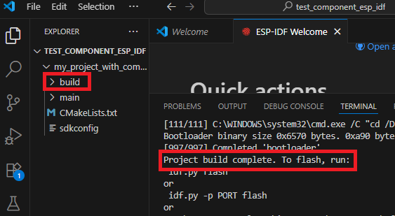 extension ESP-IDF