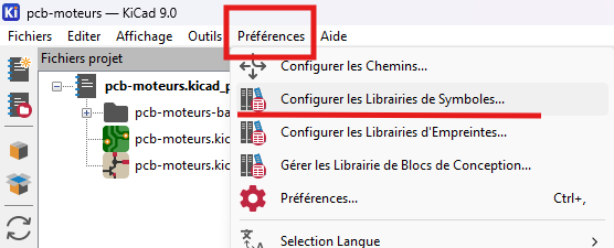 Kicad_main_Menu