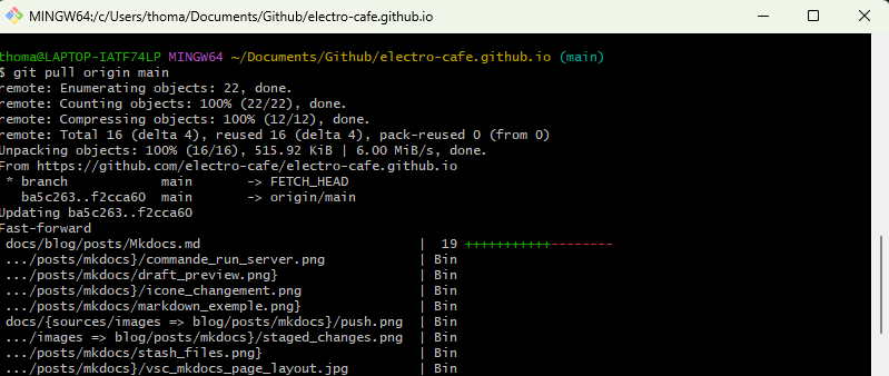 push to git